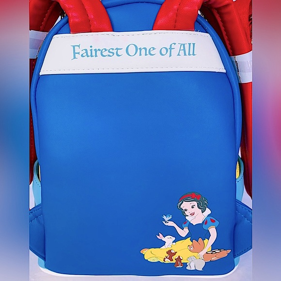 SALE - Loungefly Disney Snow White Bow Handle Backpack - Picture 9 of 14